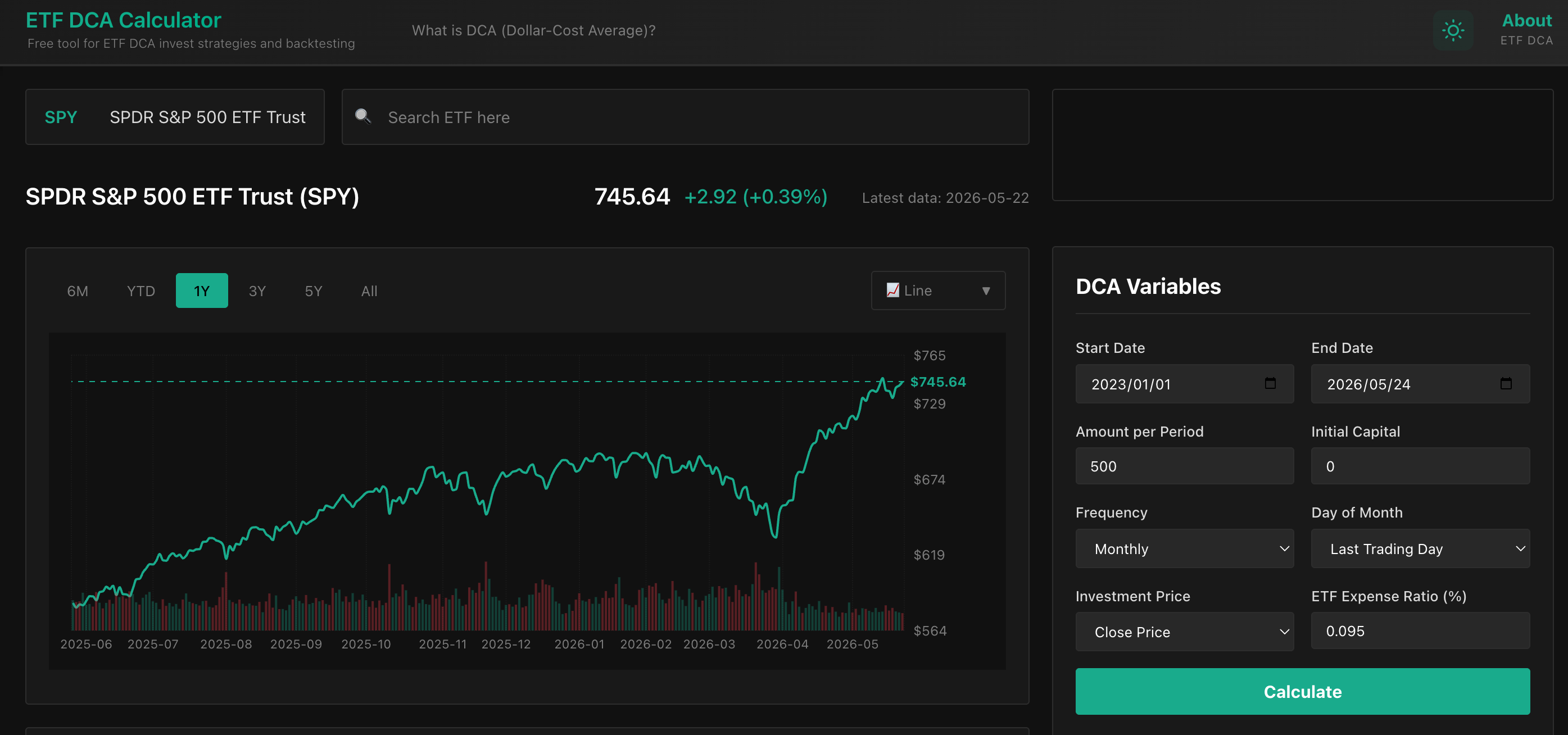 ETF Simulator
